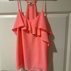 Pink Ya spaghetti strap blouse-never worn.